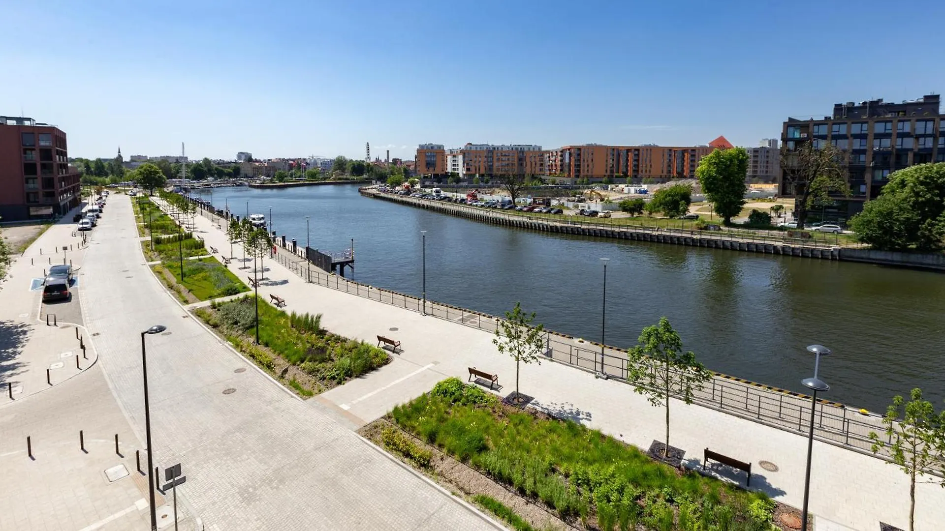 Apartment Motlava Bliss - Gym, Sauna & Parking Gdansk